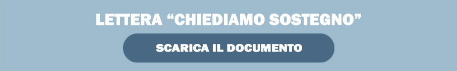Lettera chiediamo sostegno - Associazione di volontariato Spe Salvi - Salvati dalla speranza
